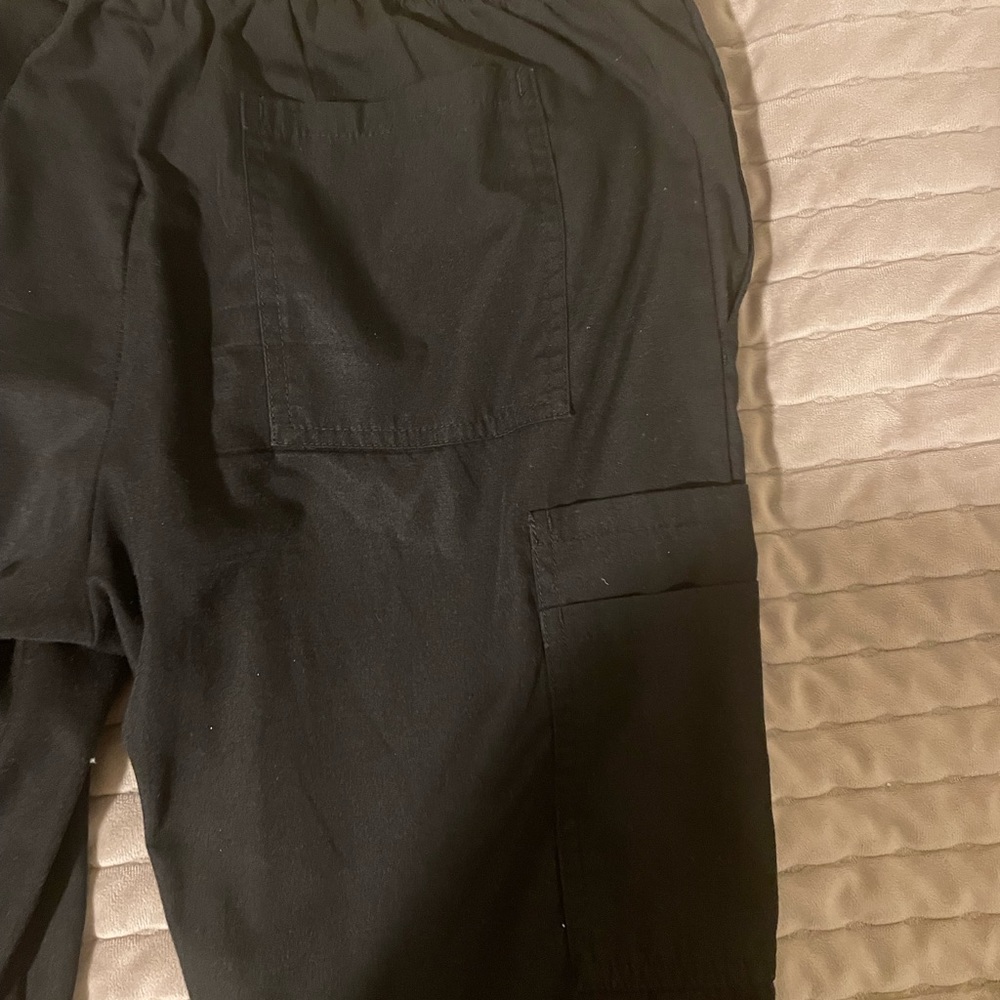 black scrubs
